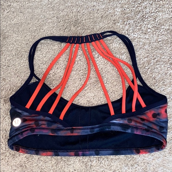 Multi Colored Lululemon Free to Be Bra size 2 - Picture 2 of 2